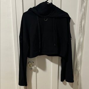 Killstar Black Cropped Hoodie